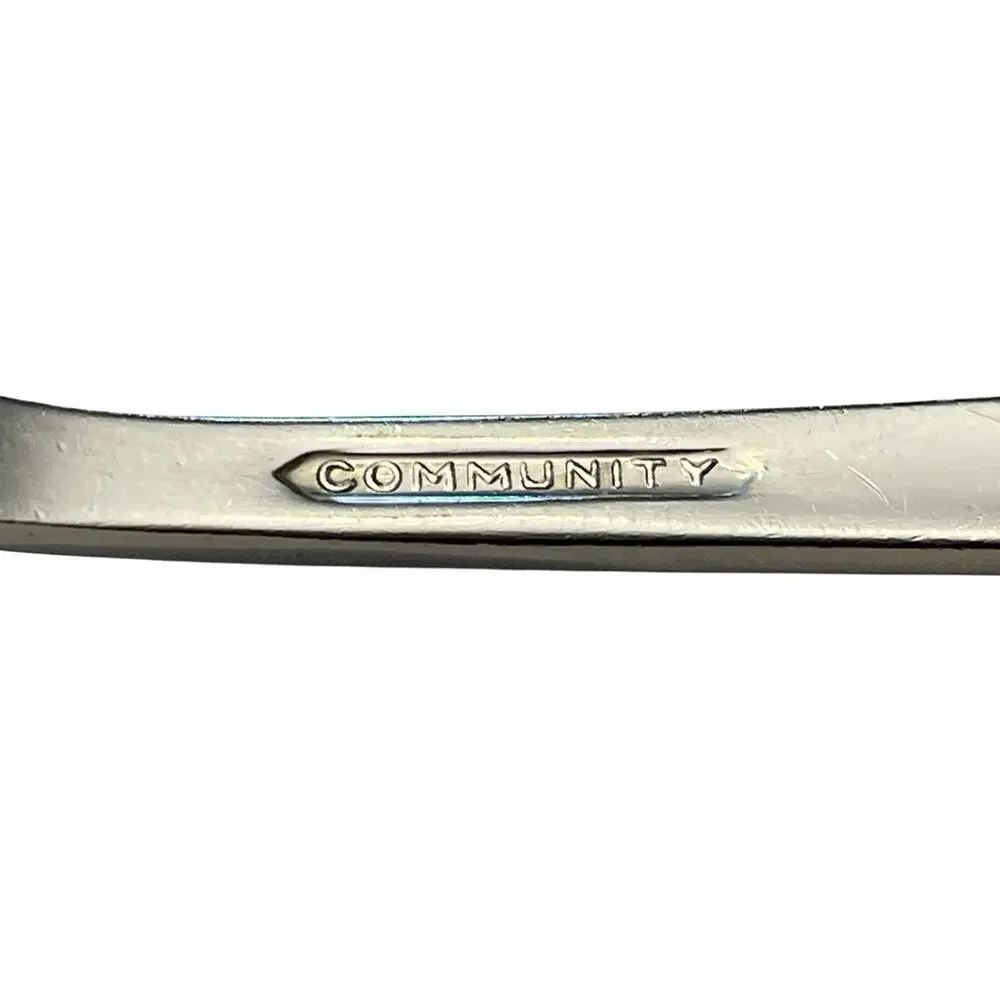 Vintage COMMUNITY Set Of 12 SILVER-PLATED Spoon Set